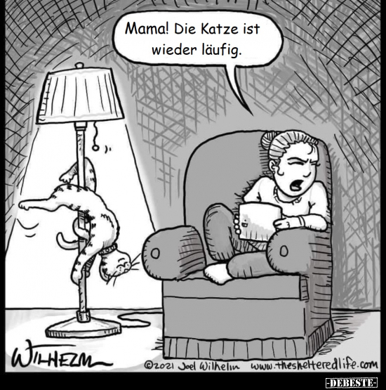 Mama! Die Katze ist wieder läufig... - Lustige Bilder | DEBESTE.de