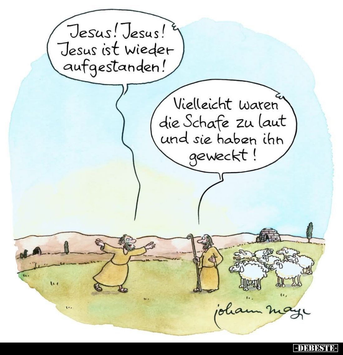 Jesus! Jesus! Jesus ist wieder aufgestanden!... - Lustige Bilder | DEBESTE.de