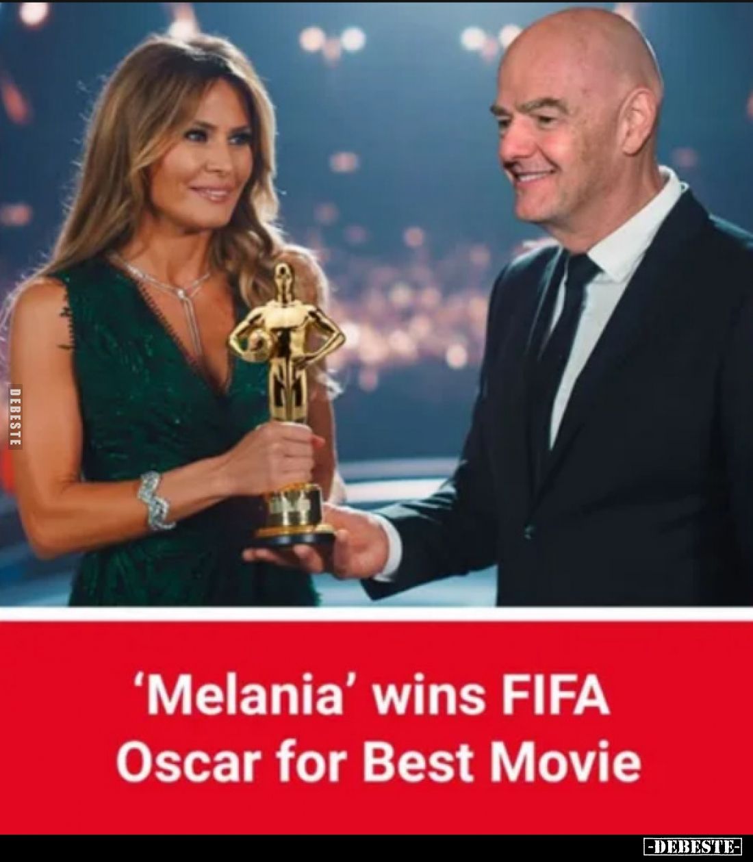 "Melania’ wins FIFA Oscar for Best Movie