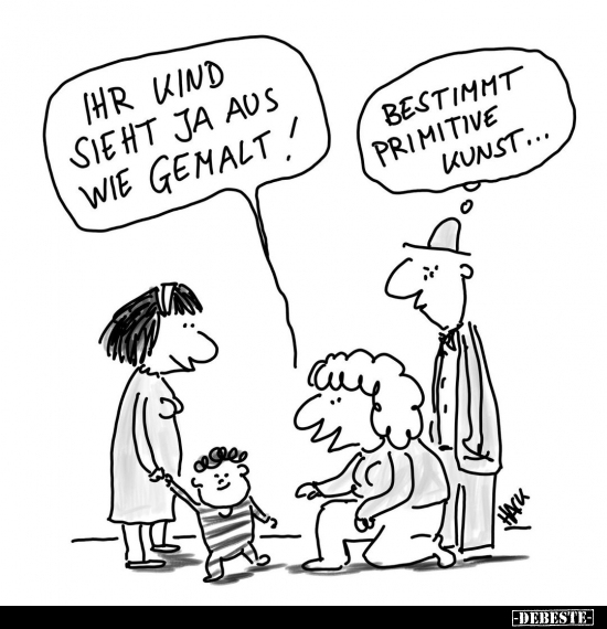Ihr Kind sieht ja aus wie gemalt!.. - Lustige Bilder | DEBESTE.de