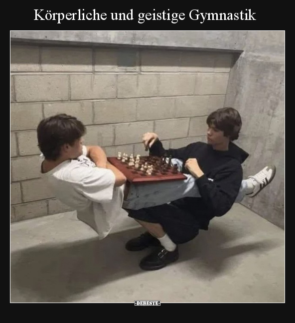 Körperliche und geistige Gymnastik.. - Lustige Bilder | DEBESTE.de