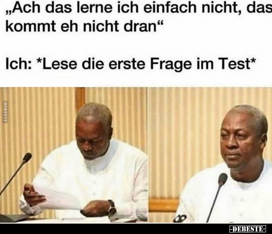 "Ach das lerne ich einfach nicht, das kommt eh nicht.." - Lustige Bilder | DEBESTE.de