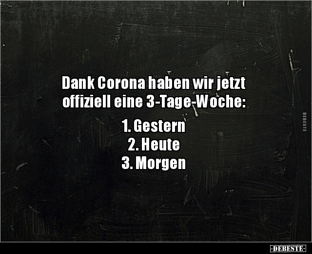 Dank Corona haben wir jetzt offiziell eine.. - Lustige Bilder | DEBESTE.de