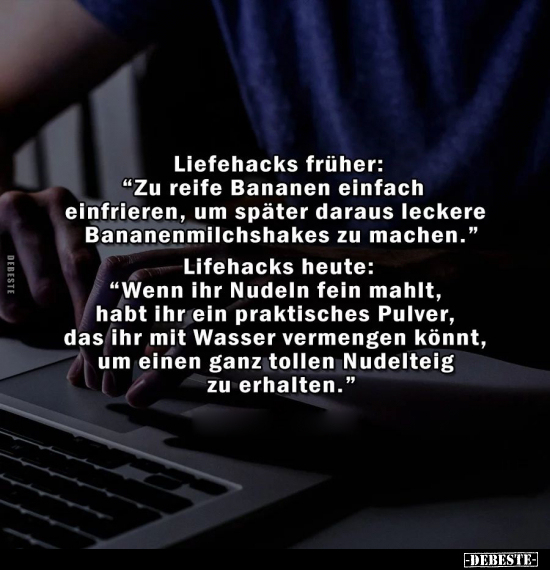 Liefehacks früher.. - Lustige Bilder | DEBESTE.de