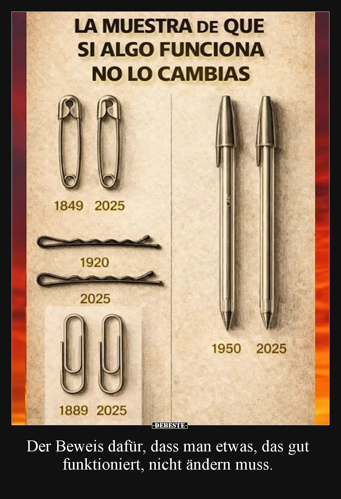 Der Beweis dafür, dass man etwas, das gut funktioniert.. - Lustige Bilder | DEBESTE.de