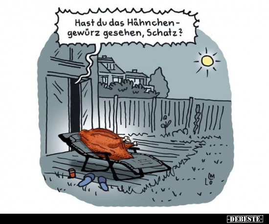 Hast du das Hähnchengewürz gesehen, Schatz?.. - Lustige Bilder | DEBESTE.de