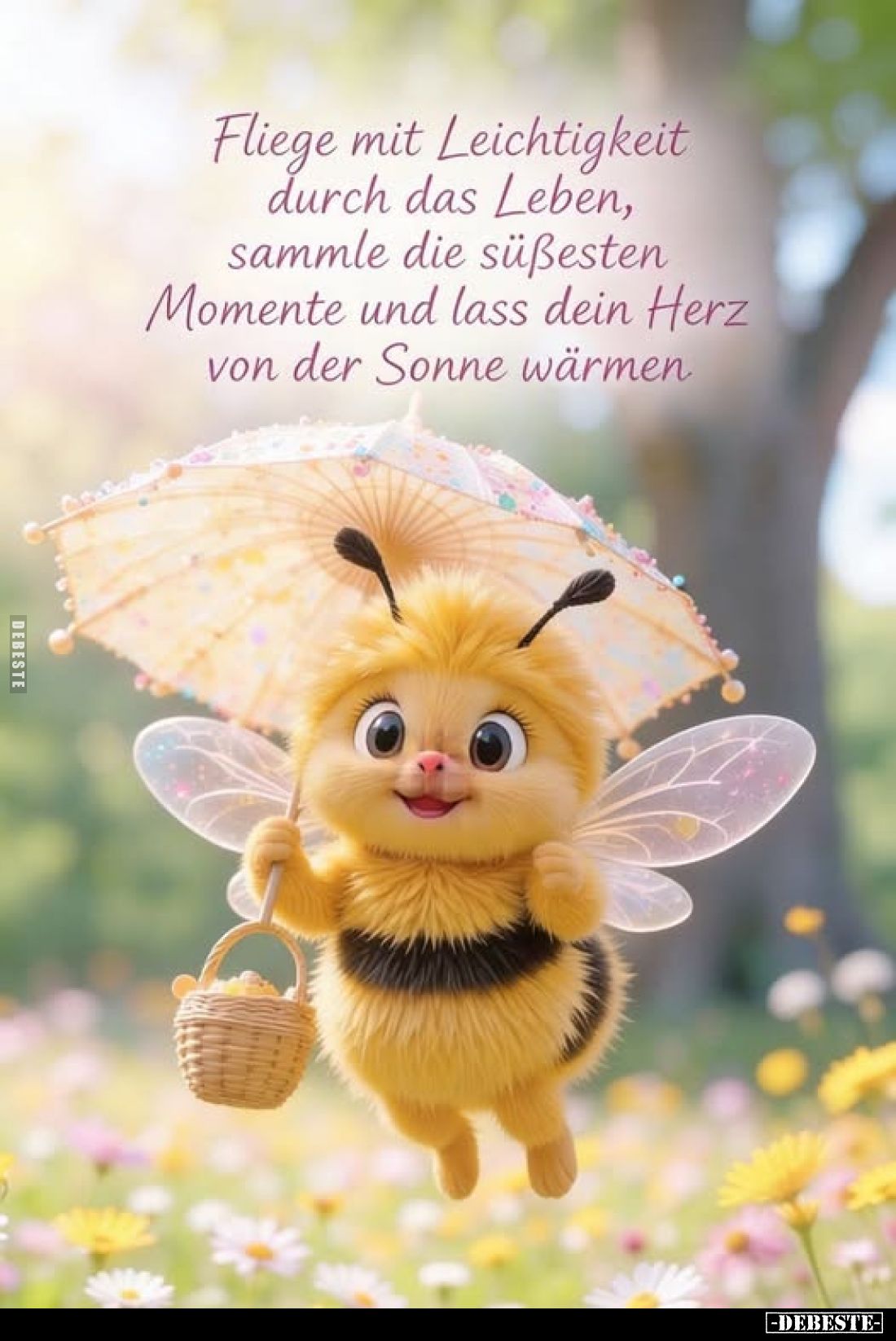 Fliege mit Leichtigkeit durch das Leben, sammle die.. - Lustige Bilder | DEBESTE.de