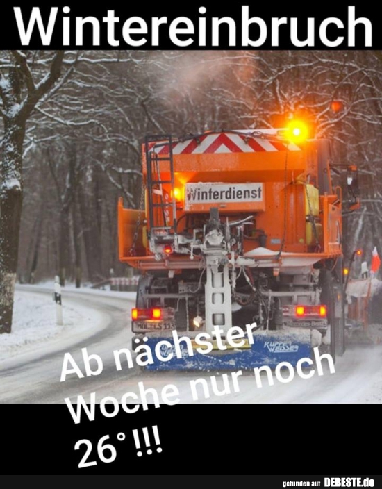 Wintereinbruch.. - Lustige Bilder | DEBESTE.de