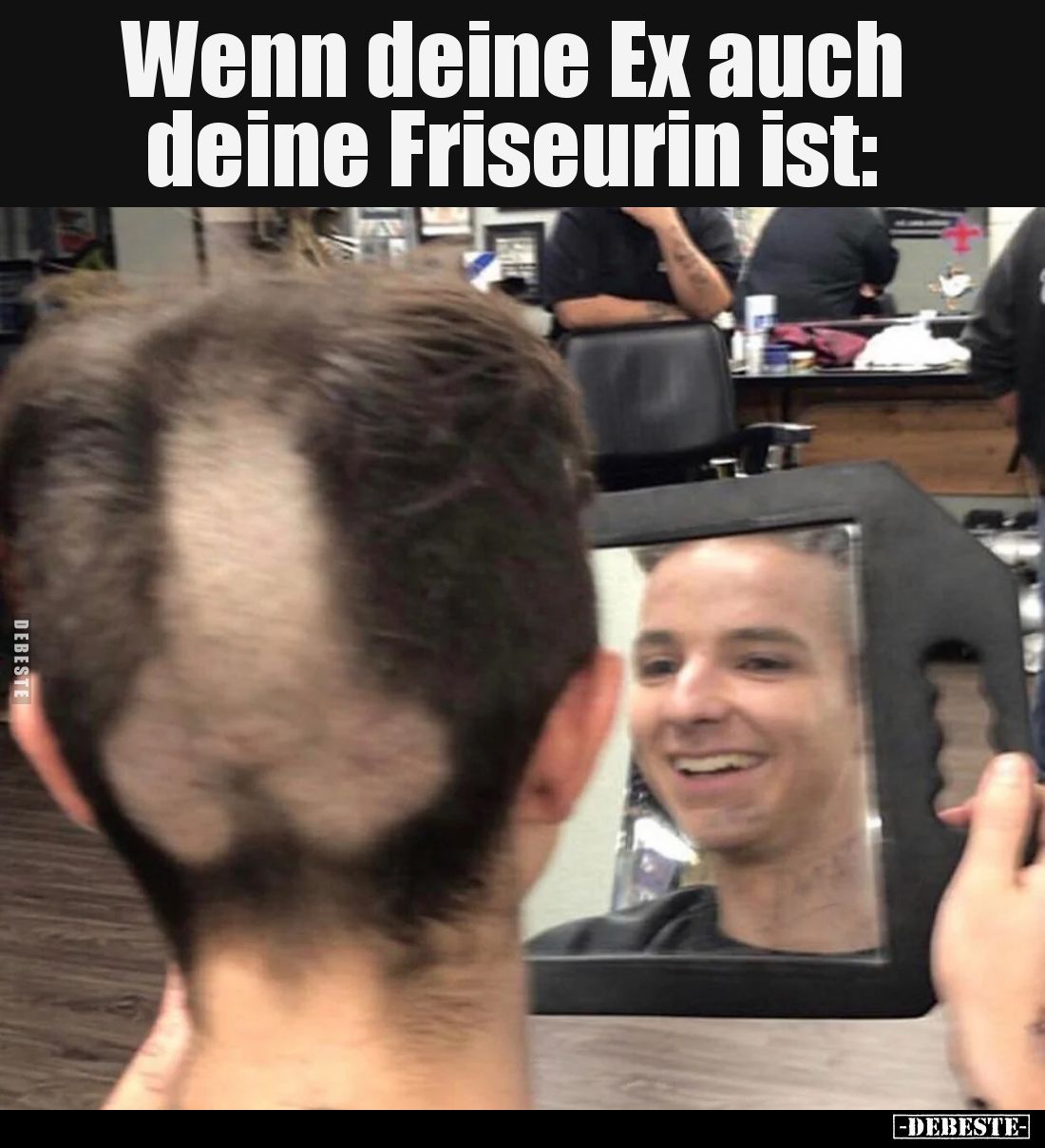 Wenn deine Ex auch deine Friseurin ist.