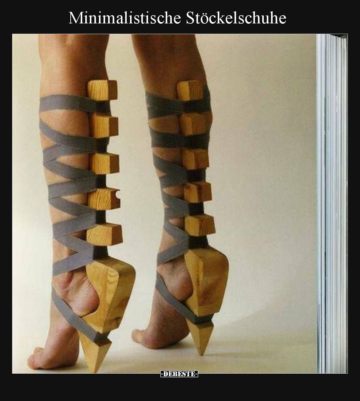 Minimalistische Stöckelschuhe