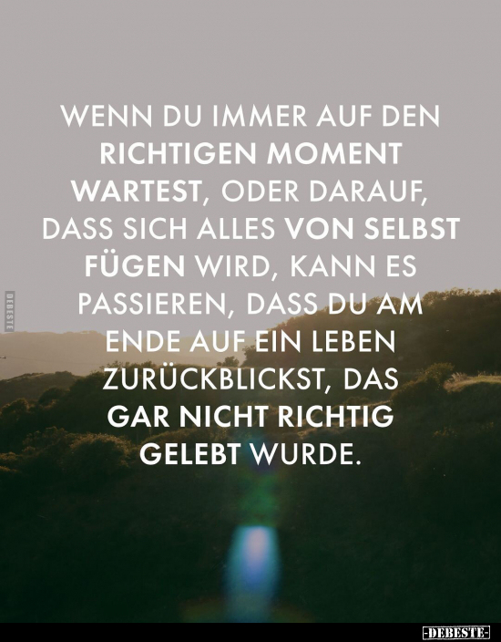 Wenn du immer auf den richtigen Moment wartest.. - Lustige Bilder | DEBESTE.de