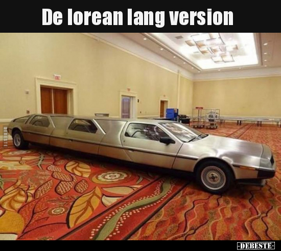 De lorean lang version..