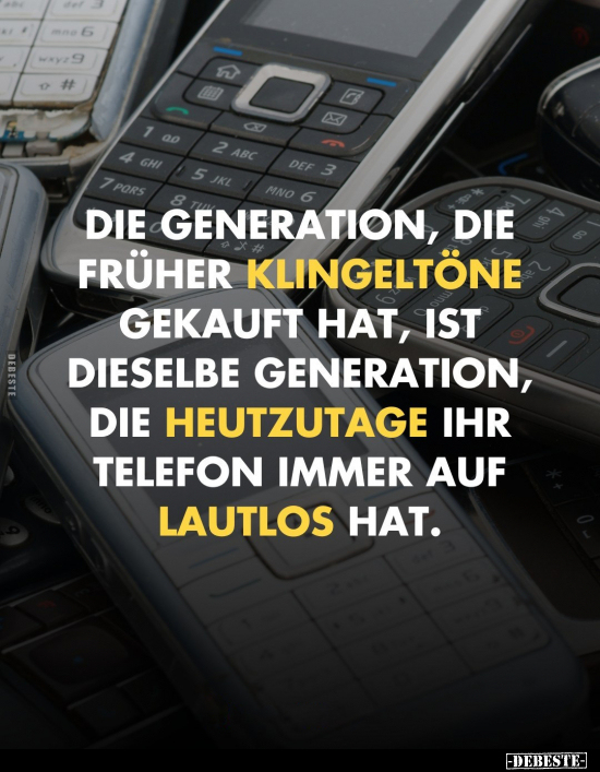 Früher, Telefon