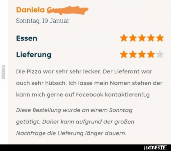 Vielleicht gibts dann ja doch noch 5 Sterne..