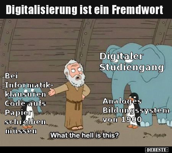Digitalisierung ist ein Fremdwort.. - Lustige Bilder | DEBESTE.de