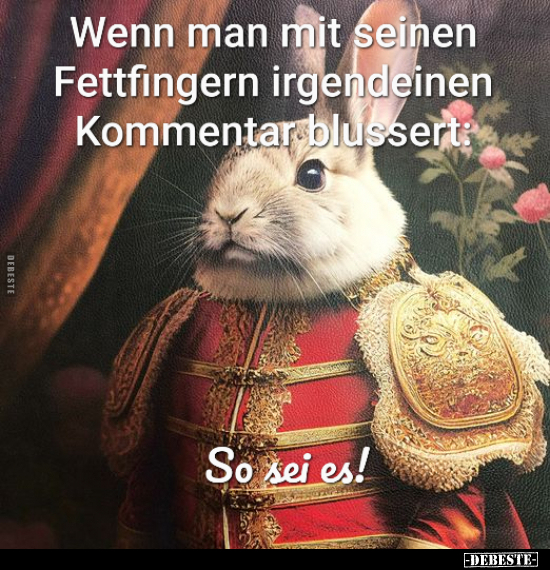 Wenn man mit seinen Fettfingern.. - Lustige Bilder | DEBESTE.de