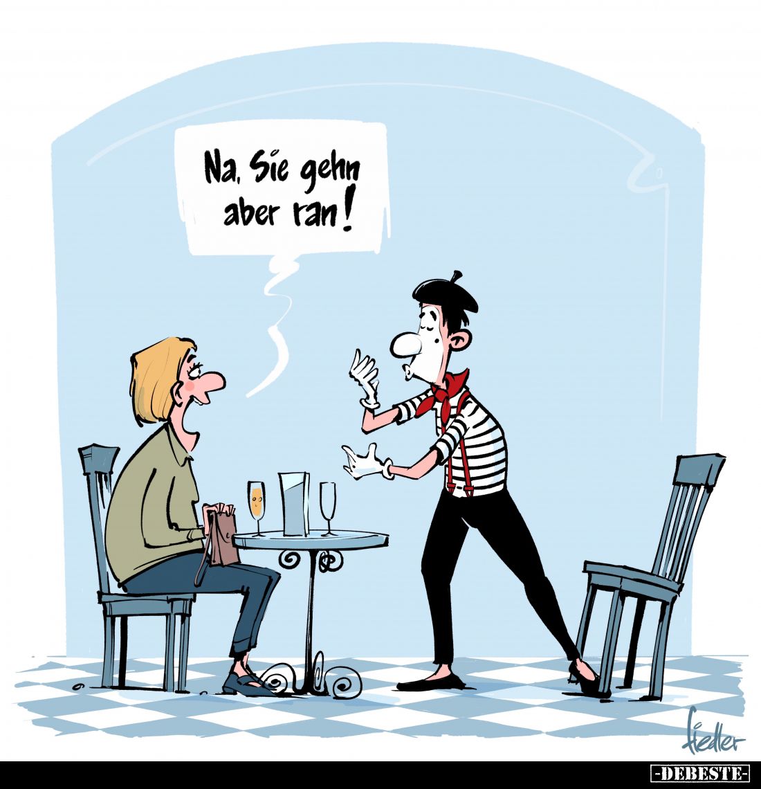 Na, Sie gehn aber ran!