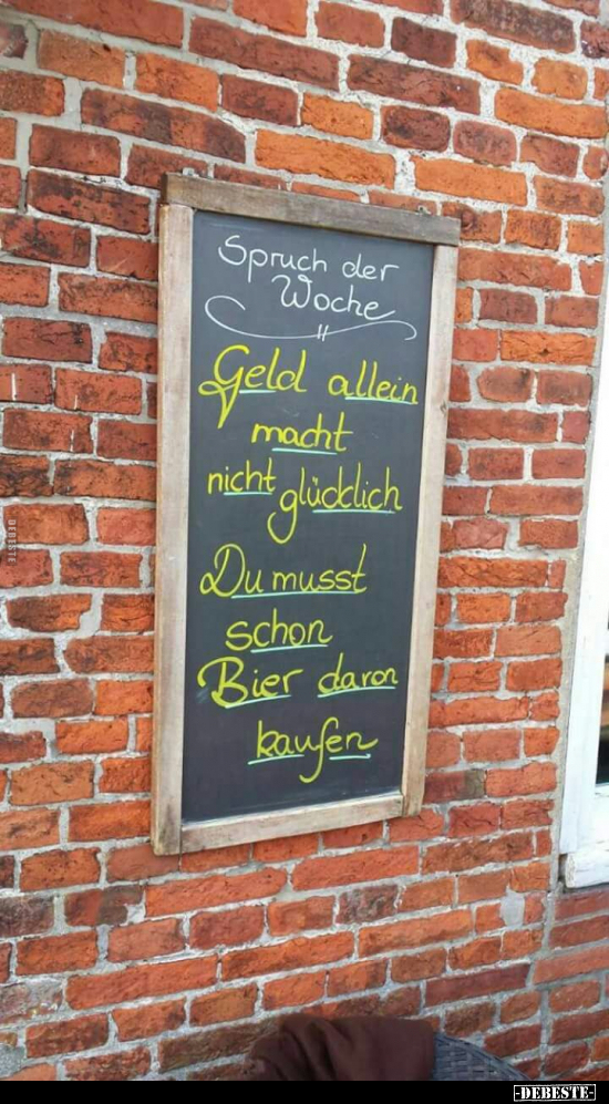 Woche, Geld, Glücklich, Bier, Kaufen