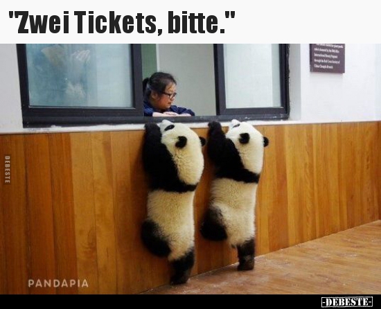 "Zwei Tickets, bitte.".. - Lustige Bilder | DEBESTE.de