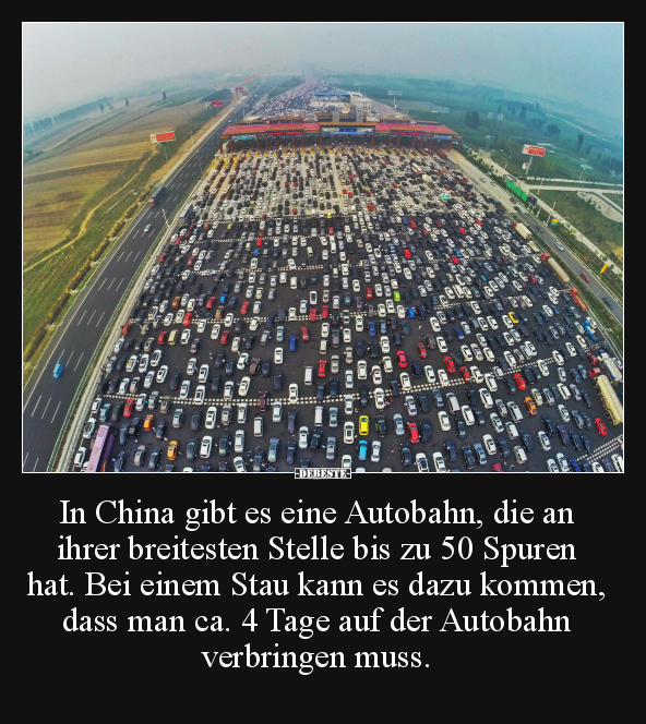 In China gibt es eine Autobahn.. - Lustige Bilder | DEBESTE.de