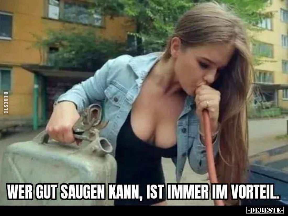 Wer gut saugen kann, ist immer im Vorteil.