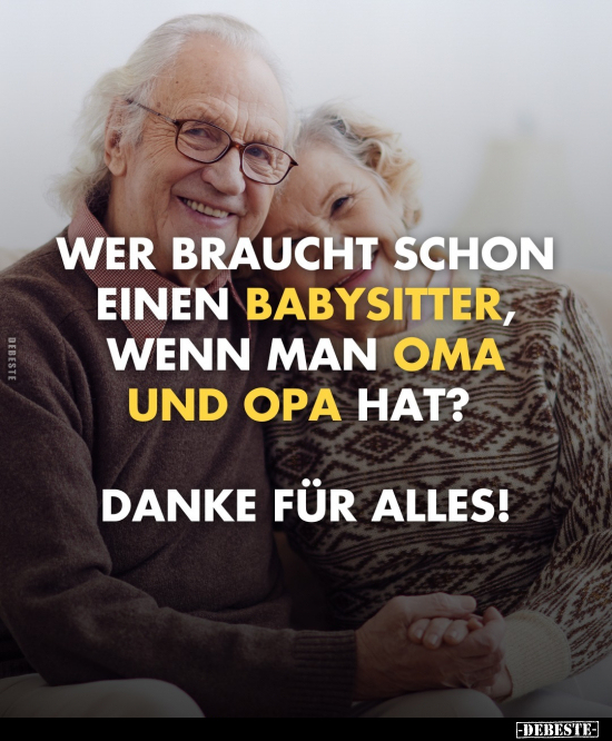 Babysitter, Wenn, Danke