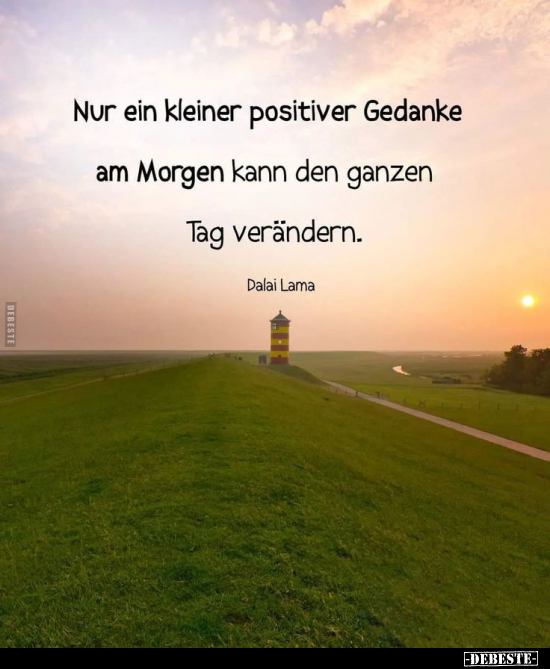 Nur ein kleiner positiver Gedanke.. - Lustige Bilder | DEBESTE.de