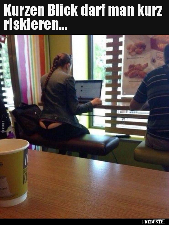 Kurzen Blick darf man kurz riskieren...
