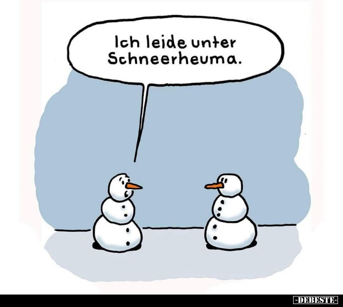 Ich leide unter Schneerheuma... - Lustige Bilder | DEBESTE.de
