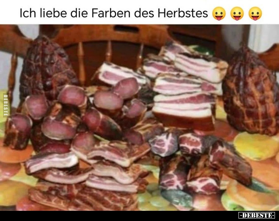 Ich liebe die Farben des Herbstes