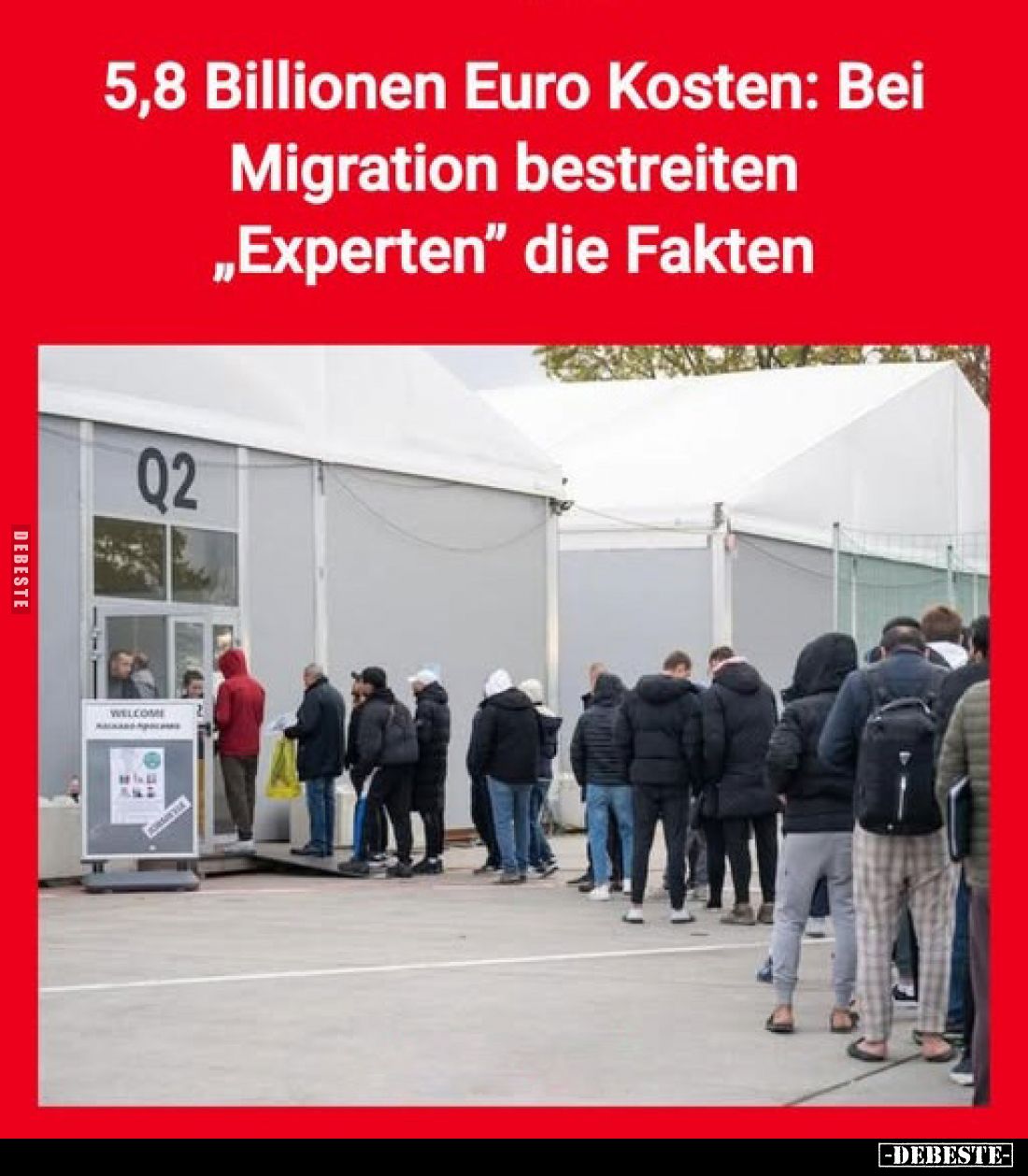 5,8 Billionen Euro Kosten: Bei Migration bestreiten „Experten” die Fakten