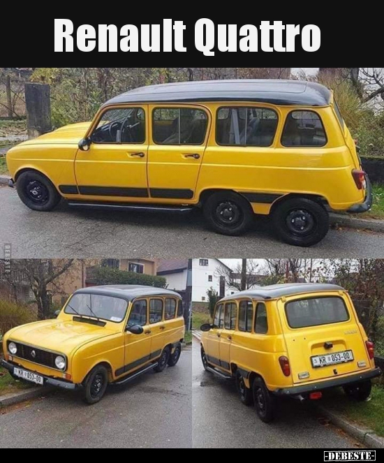 Renault Quattro.. - Lustige Bilder | DEBESTE.de
