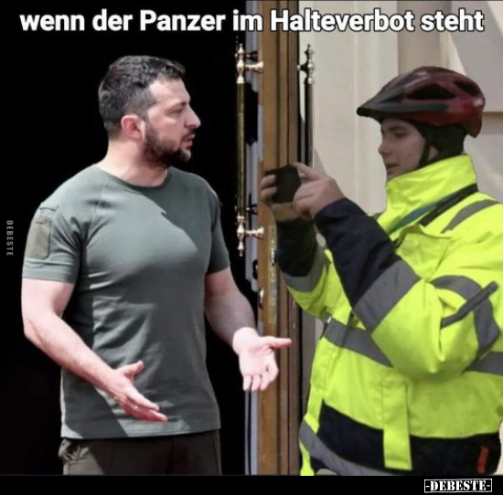 Wenn der Panzer im Halteverbot steht.. - Lustige Bilder | DEBESTE.de