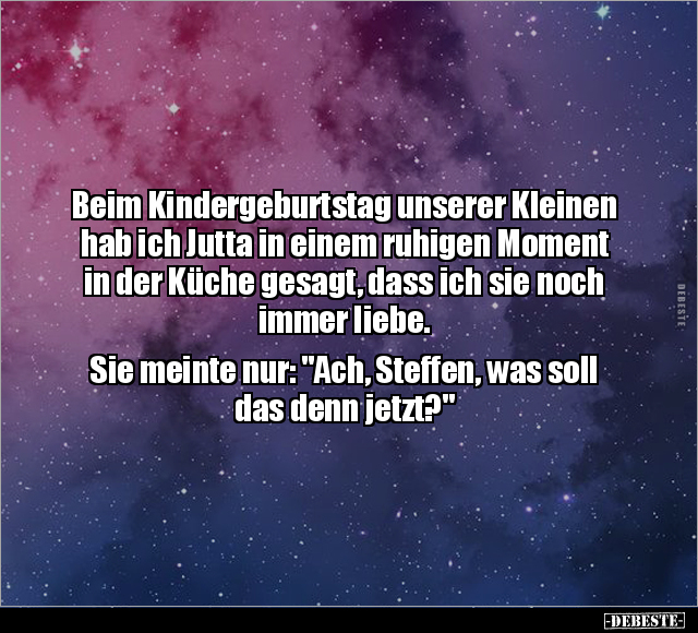 Beim Kindergeburtstag unserer Kleinen hab ich Jutta.. - Lustige Bilder | DEBESTE.de