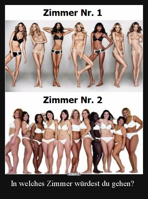 In welches Zimmer würdest du gehen?..