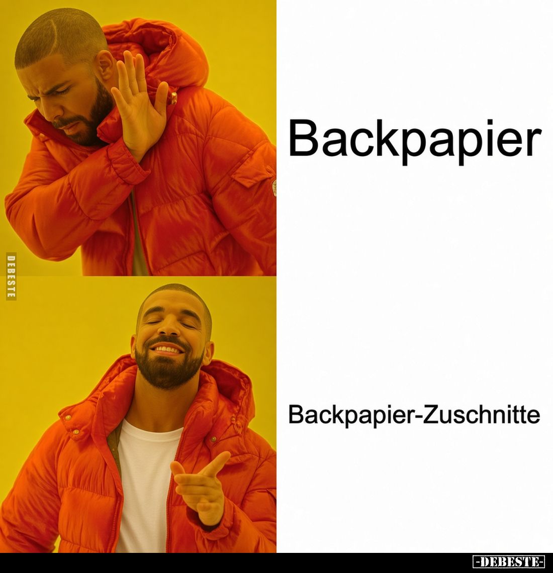 Backpapier.

Backpapier-Zuschnitte.
