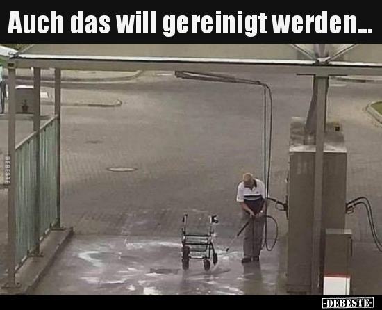 Auch das will gereinigt werden...