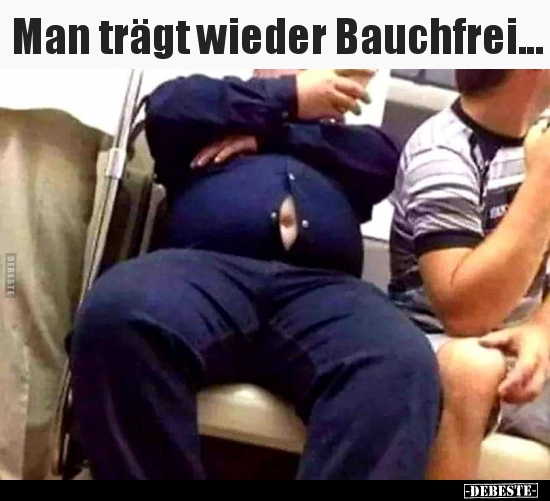 Man trägt wieder Bauchfrei... - Lustige Bilder | DEBESTE.de