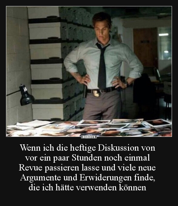 Wenn ich die heftige Diskussion von vor ein paar Stunden.. - Lustige Bilder | DEBESTE.de