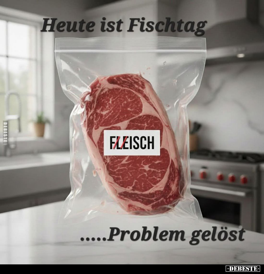 Heute ist Fischtag.
Problem gelöst.