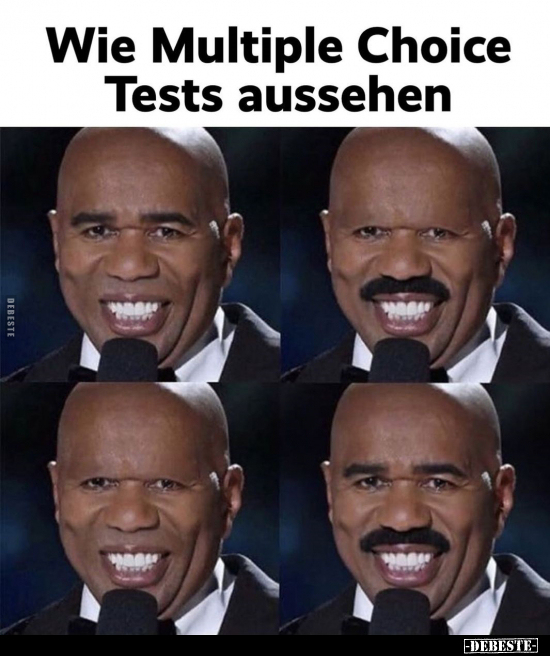 Wie Multiple Choice Tests aussehen.. - Lustige Bilder | DEBESTE.de