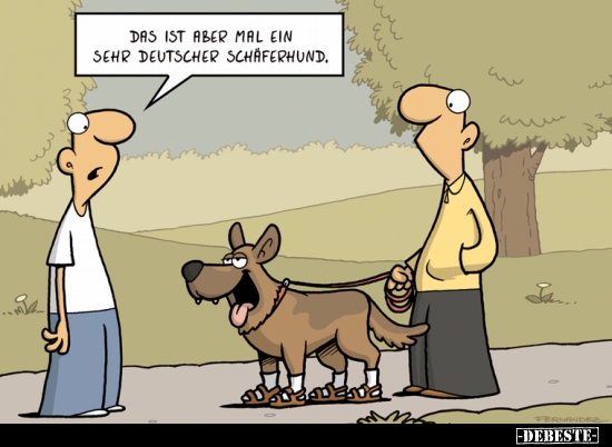Das ist aber mal ein seh deutscher Schäferhund... - Lustige Bilder | DEBESTE.de