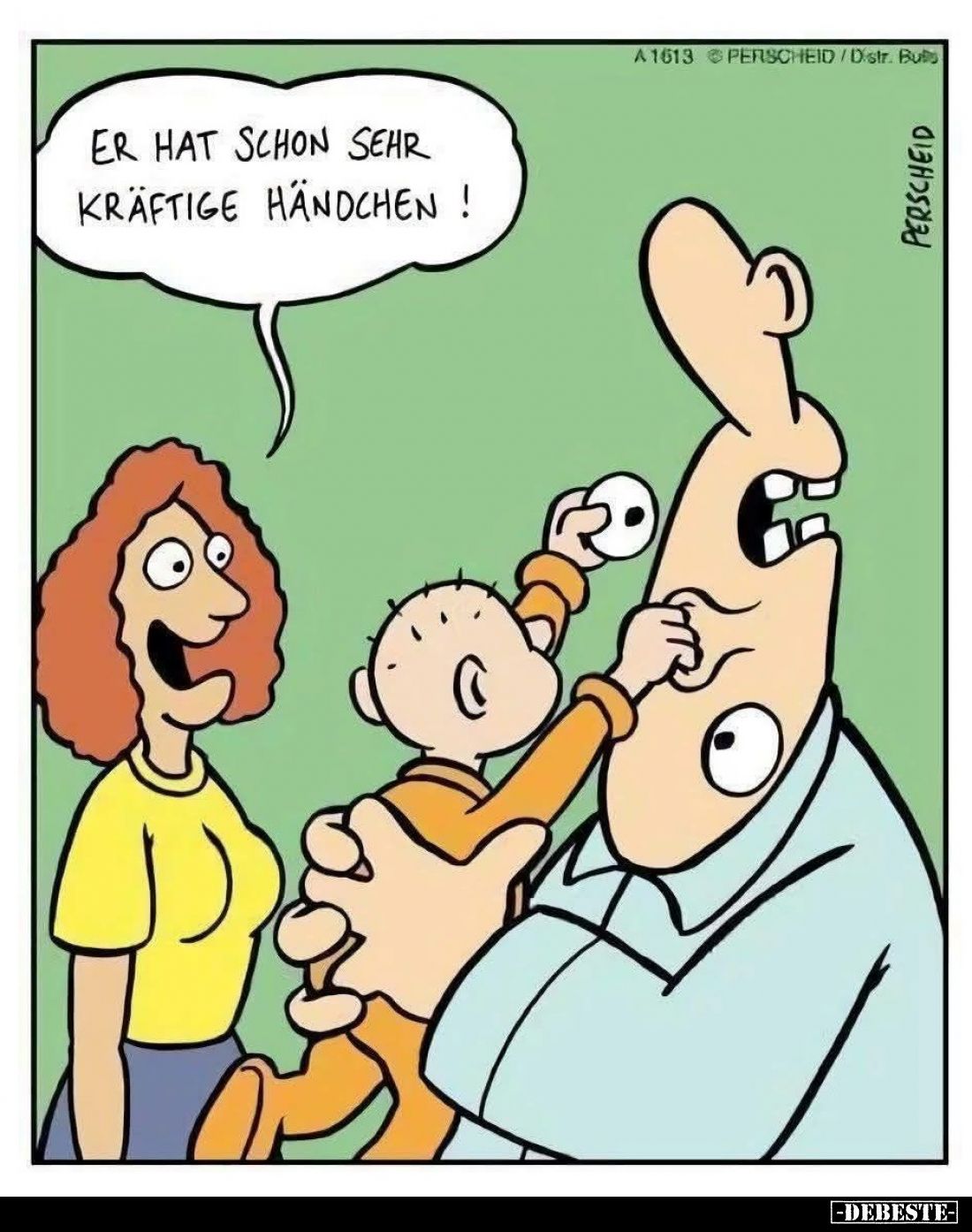 Er hat schon sehr kräftige Händchen!.. - Lustige Bilder | DEBESTE.de