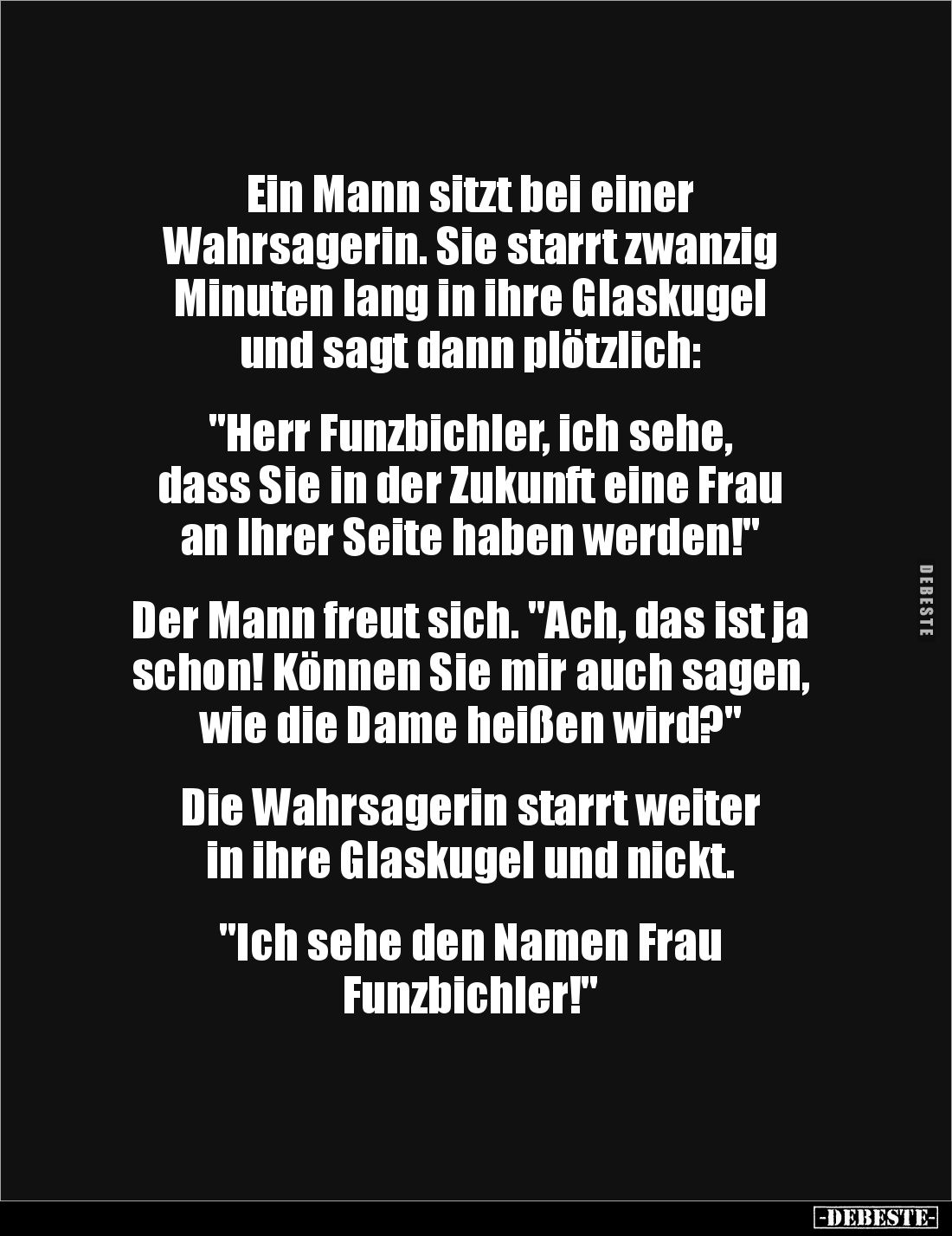 Ein Mann sitzt bei einer Wahrsagerin.... - Lustige Bilder | DEBESTE.de