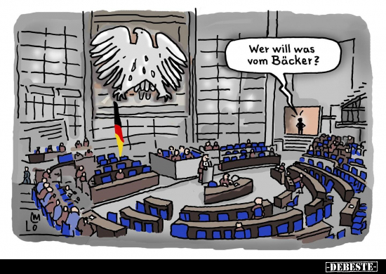 Wer will was vom Bäcker?