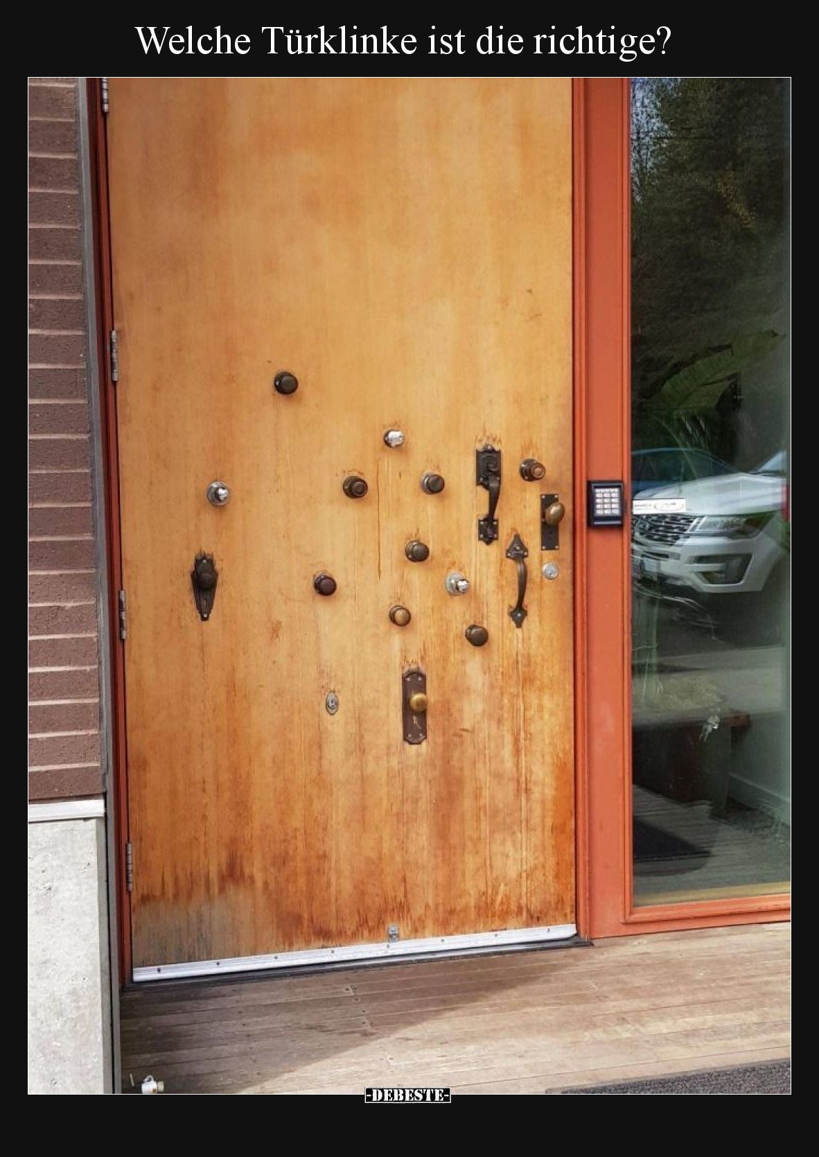 Welche Türklinke ist die richtige?