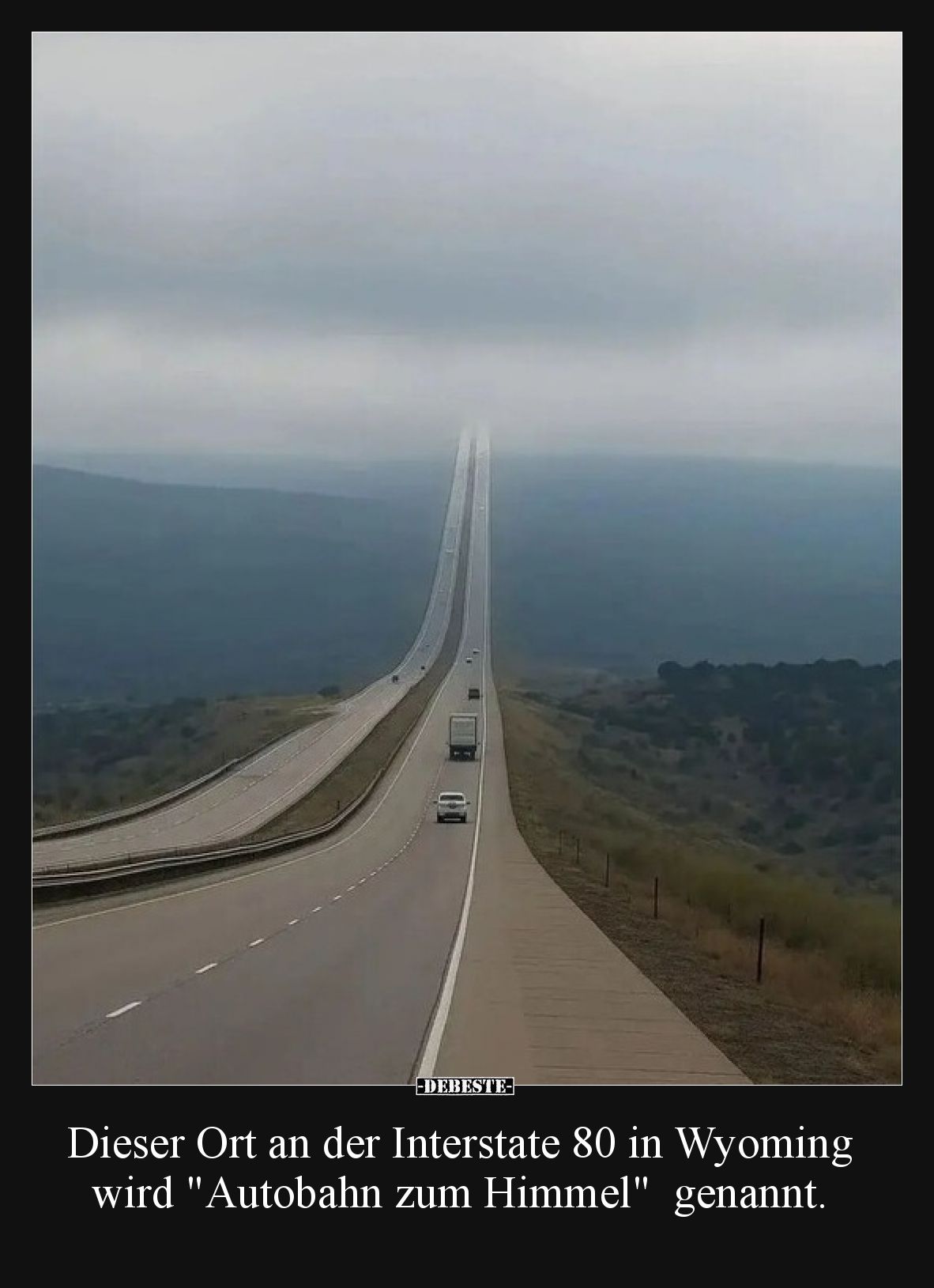 Dieser Ort an der Interstate 80 in Wyoming wird "Autobahn.." - Lustige Bilder | DEBESTE.de