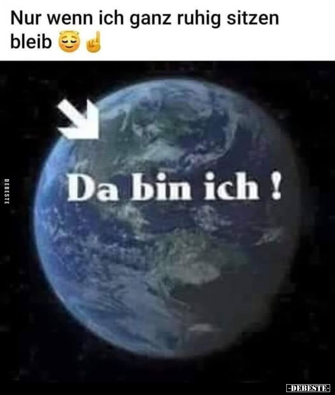 Nur wenn ich ganz ruhig sitzen bleib.