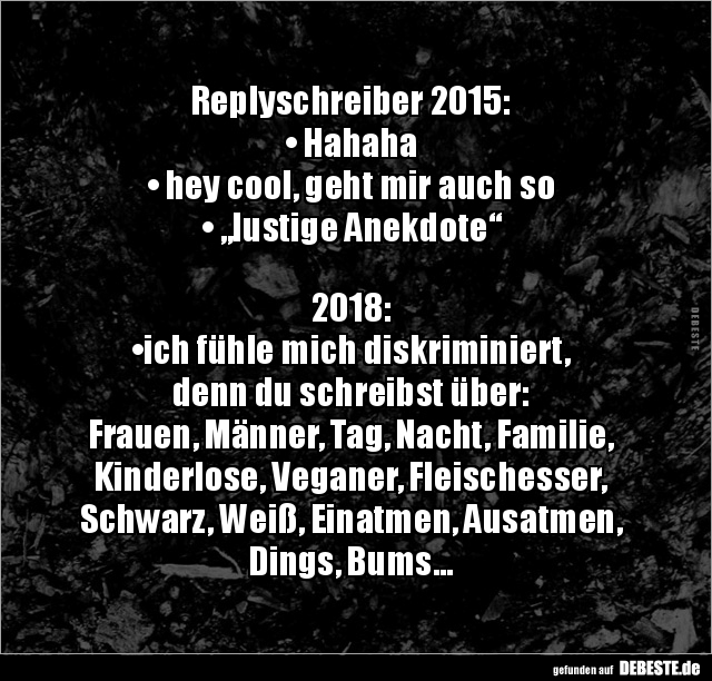 Replyschreiber 2015: • Hahaha• hey cool, geht mir auch.. - Lustige Bilder | DEBESTE.de