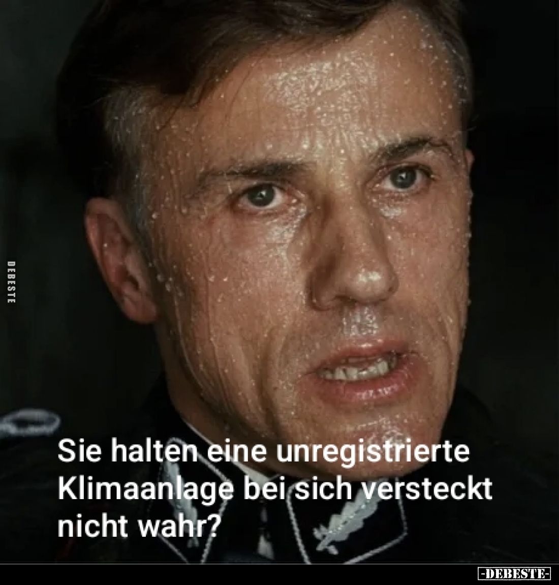 Sie halten eine unregistrierte Klimaanlage bei sich versteckt nicht wahr?